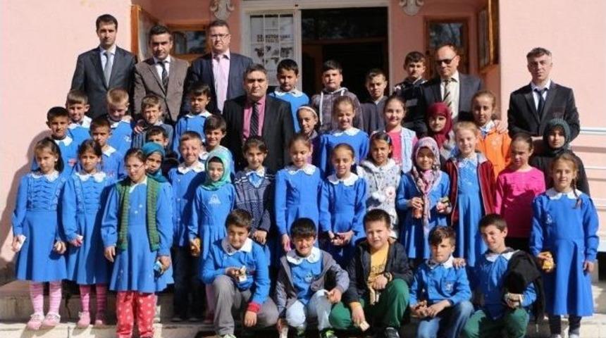 &Ouml;ğrenciler Kaymakam Karaaslan&rsquo;ı Ziyaret Etti