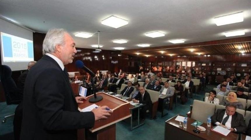 K&uuml;tahya Belediyesi&rsquo;nin 2015 Faaliyet Raporu Kabul Edildi