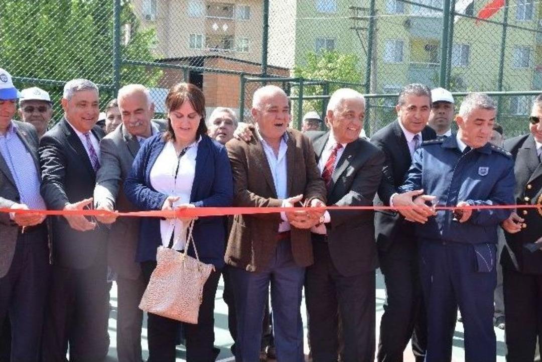 B&uuml;y&uuml;kşehir Dalaman&rsquo;da Tenis Kortu A&ccedil;tı