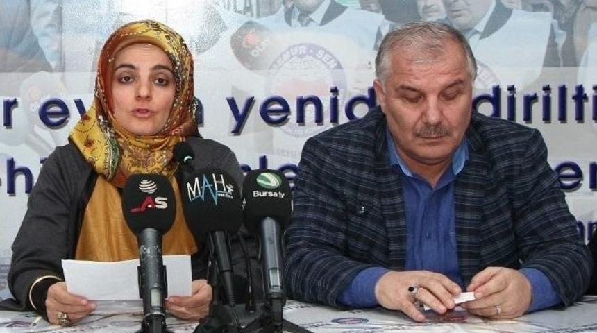 Memur-sen Kadın Kollarından Kılı&ccedil;daroğlu&rsquo;na Tepki