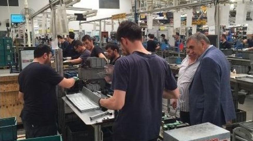 Başkan To&ccedil;oğlu&rsquo;ndan Fabrika Ziyareti