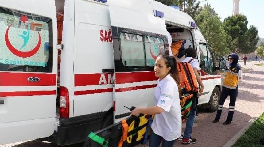 Kb&uuml;&rsquo;de Sağlık Tatbikatı