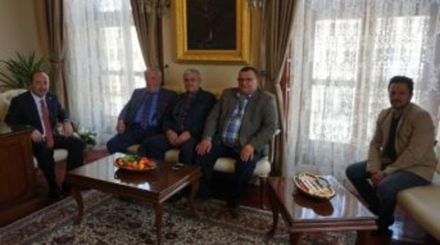 Edirneli Peynir &Uuml;reticilerinden Belediye Başkanı G&uuml;rkan&rsquo;a Ziyaret