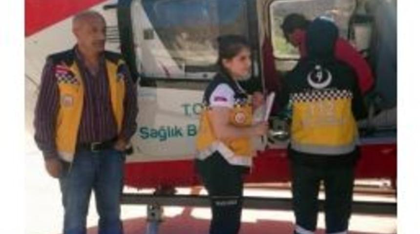 Ambulans Helikopter İbrahim Bebek İ&ccedil;in Havalandı