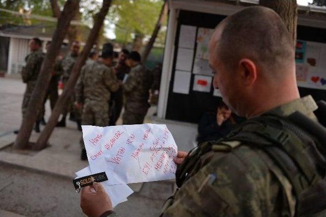 Terörle Mücadele Askerlere En Büyük Moral Çocukların Mektupları