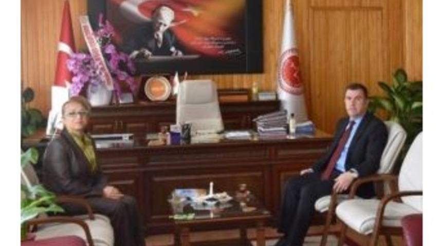 Rektör Kılıç, Genel Sekreter Mustafa Eldivan’a Hayırlı Olsun Ziyaretinde Bulundu