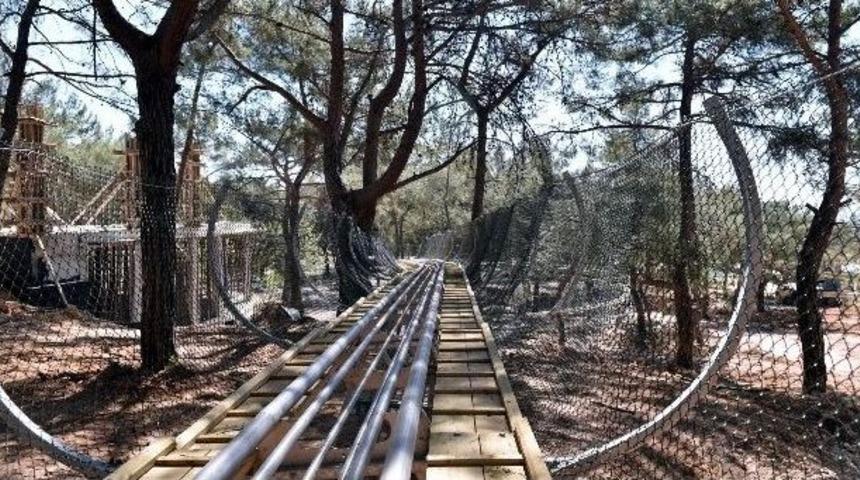 Kepez&rsquo;e 810 Metrelik Adrenalin Kızağı