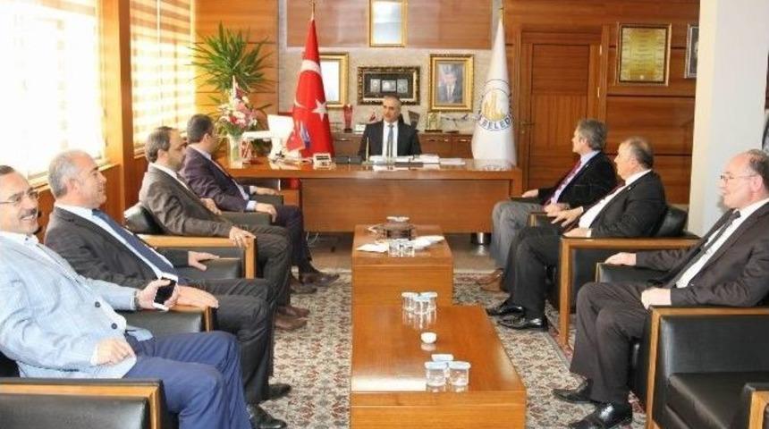 İl Genel Meclisi &Uuml;yelerinden, Başkan Aydın&rsquo;a Ziyaret