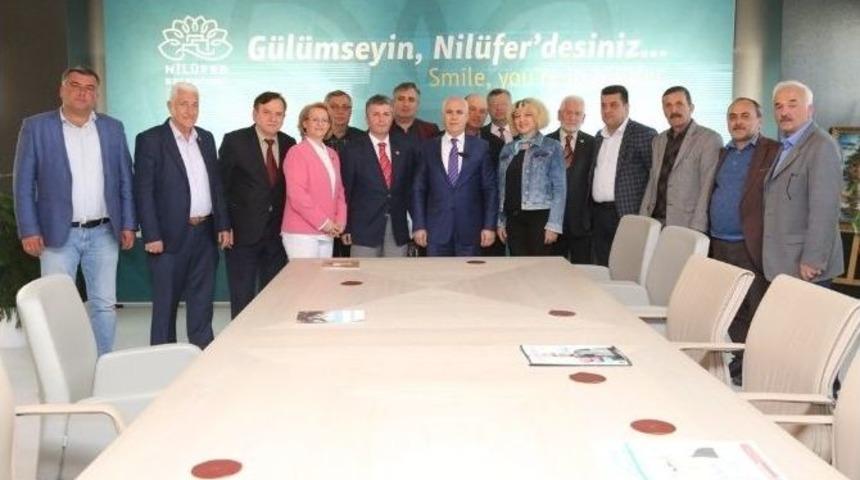 Muhtarlardan Başkan Bozbey&rsquo;e Teşekk&uuml;r Ziyareti