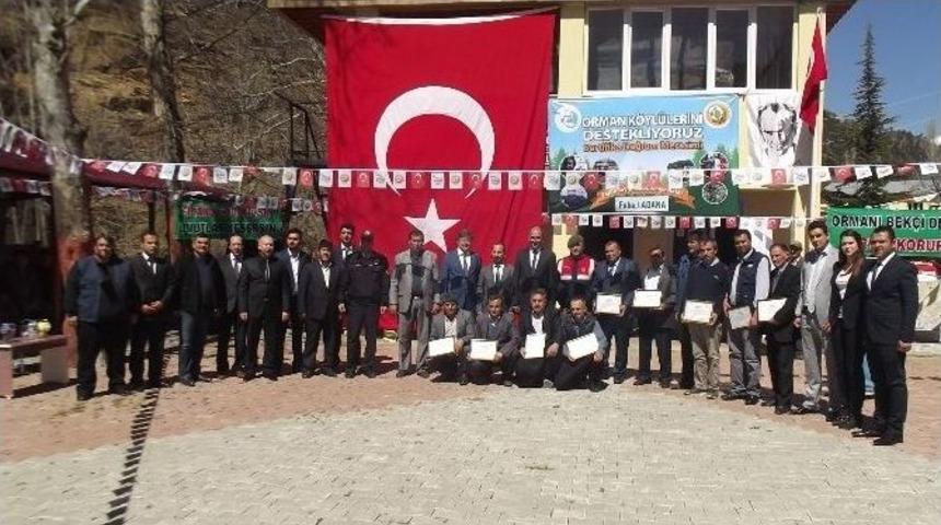 K&ouml;yl&uuml;ler Sertifikalarını T&ouml;renle Aldı