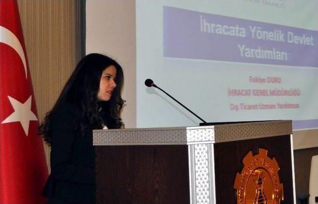 Kütahya’da Dış Ticaret Semineri