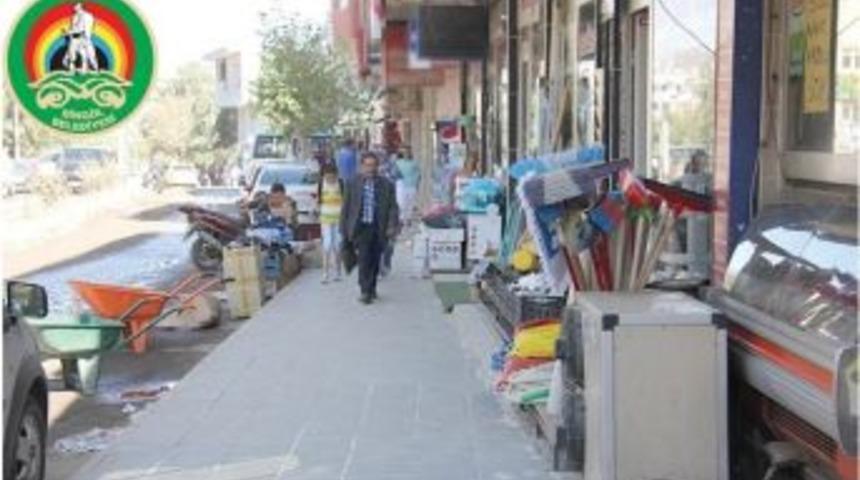 Bing&ouml;l&rsquo;de Kaldırımları İşgal Eden Esnafa Ceza Yağdı