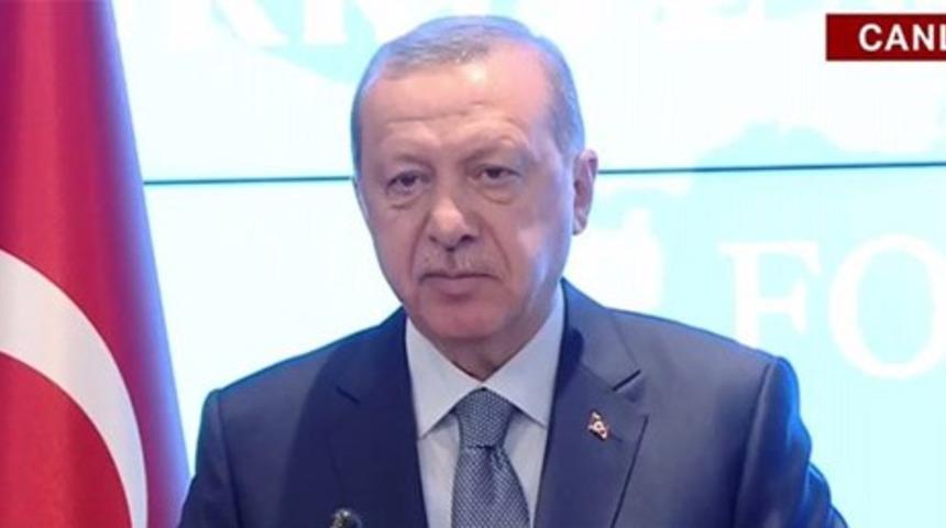 Cumhurbaşkanı Erdoğan'dan Kırgızistan'da dolar açıklaması: Yavaş yavaş son vermek gerekiyor