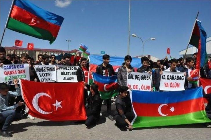 Kafkas Üniversitesi Öğrencilerinden Ermenistan’a Tepki G1