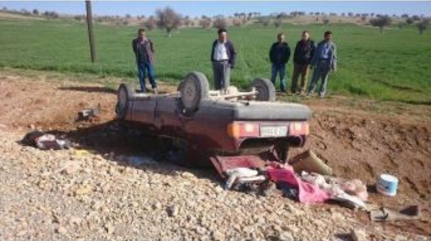 Beyşehir&rsquo;de Otomobil Devrildi: İki Yaralı