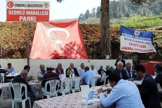 Üzümlü’de ’şehitleri Anma’ Programı