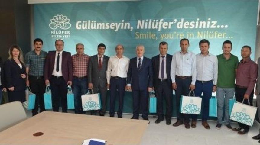 Nil&uuml;fer Belediyesi&rsquo;nin &Ccedil;alışmalarını Yerinde İncelediler