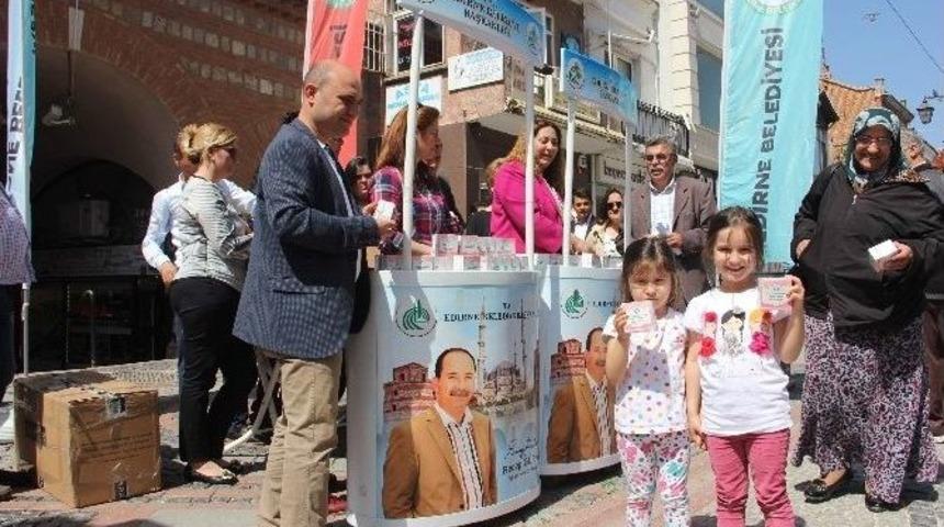 Edirne Belediyesi&rsquo;nden Kandil Simidi İkramı