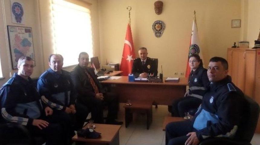 Zabıtadan Emniyet M&uuml;d&uuml;rl&uuml;ğ&uuml;&rsquo;ne Ziyaret