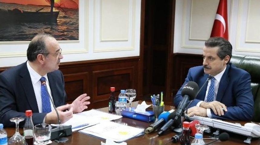 Bakan &Ccedil;elik, Bitkisel Yağ Sanayicileri Derneği Y&ouml;netim Kurulu &Uuml;yelerini Kabul Etti