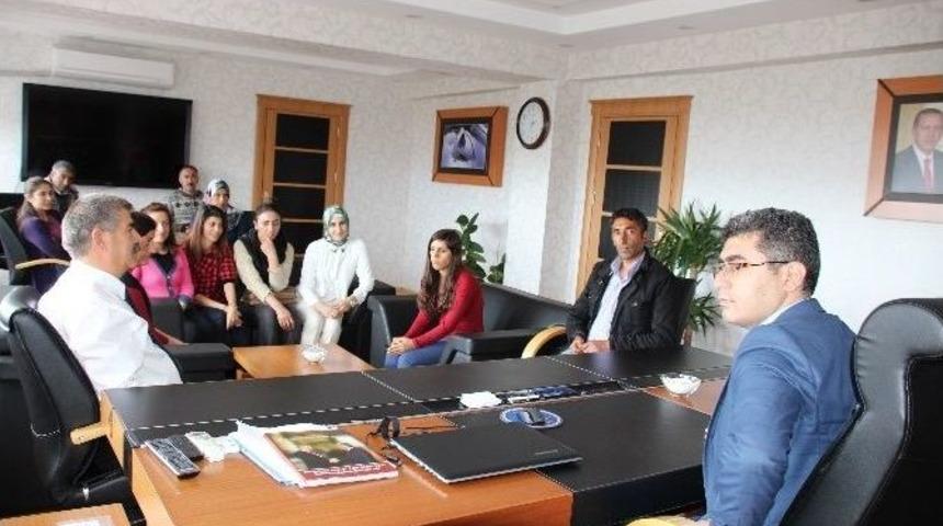 İş-kur &Ccedil;alışanlarından Kaymakam &Ccedil;etin&rsquo;e Ziyaret