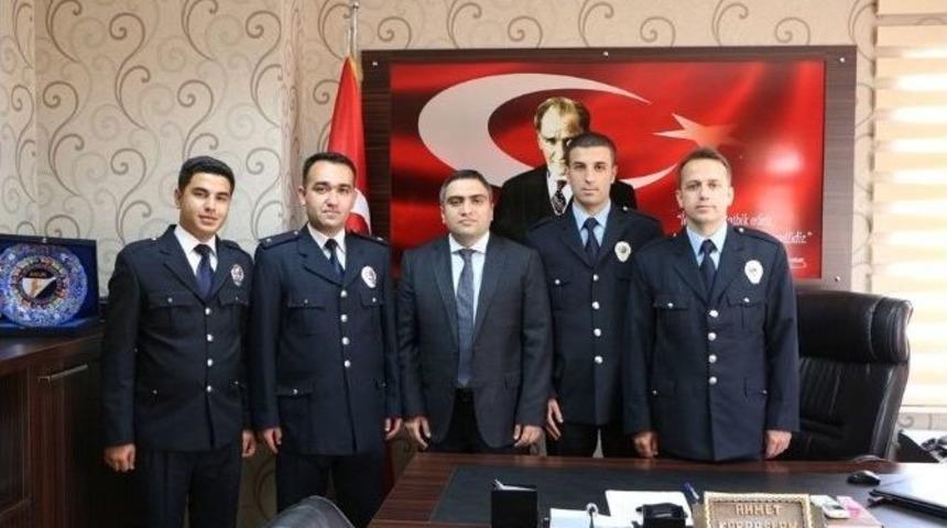 Kaymakam Karaaslan&rsquo;a Polis Haftası Ziyaret