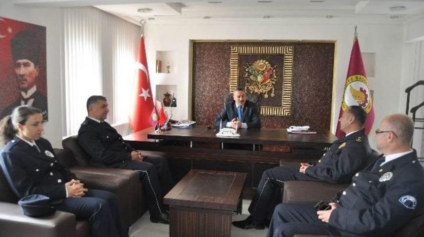 Emniyet Teşkilatından Başkan Tutal&rsquo;a Ziyaret