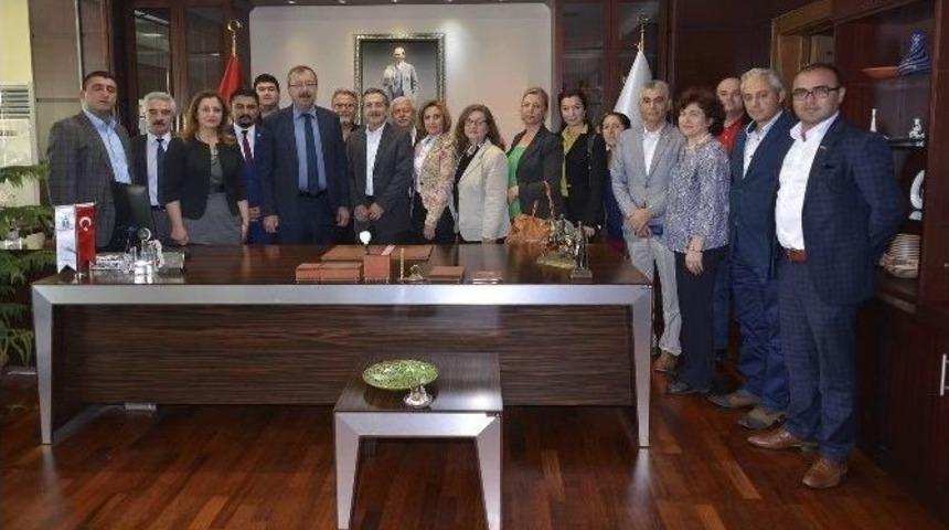 Eskişehir Chp&rsquo;den Başkan Ata&ccedil;&rsquo;a İade-i Ziyaret