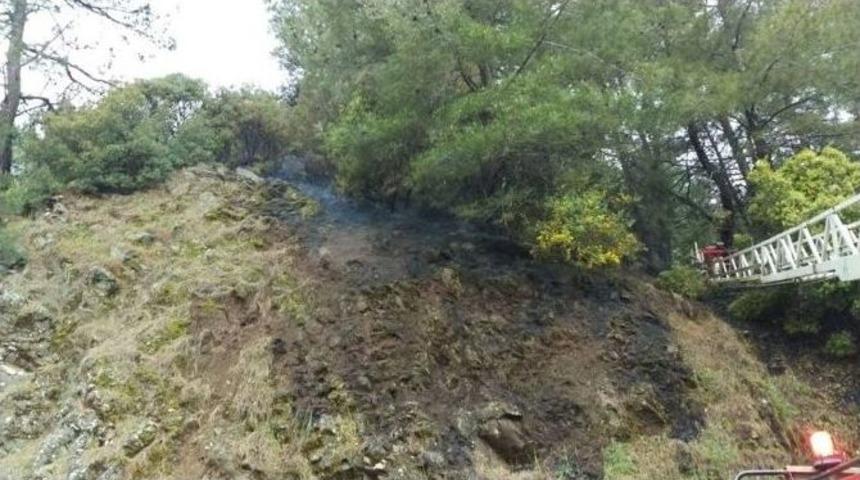 Marmaris&rsquo;te Orman Yangını Ucuz Atlatıldı