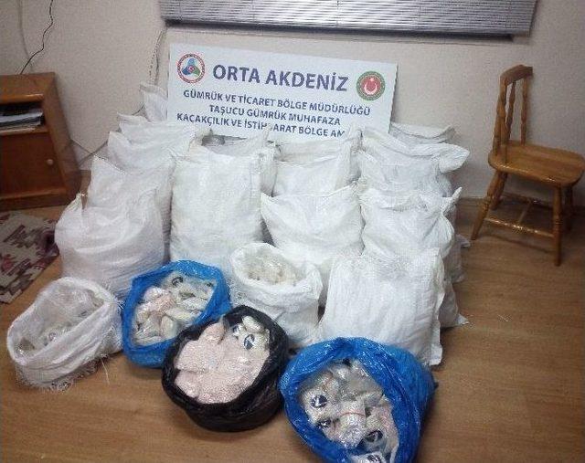 Mersin’de 2 Milyon Adet Uyuşturucu Hap Ele Geçirildi