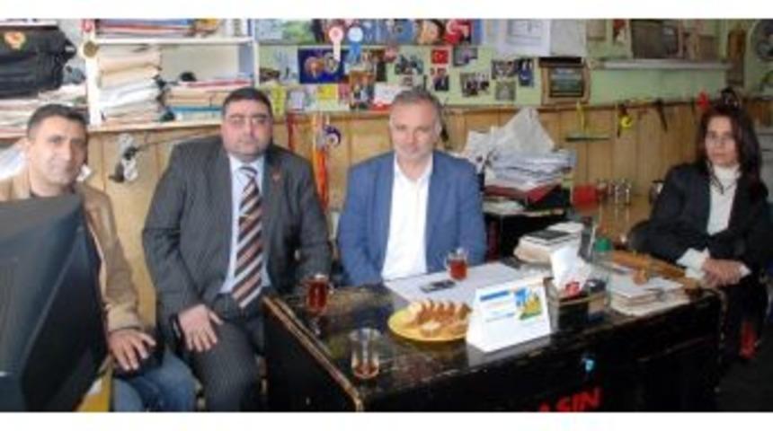 Milletvekili Bilgen&rsquo;den, Kkdgc Başkanı Daşdelen&rsquo;e Tebrik Ziyareti