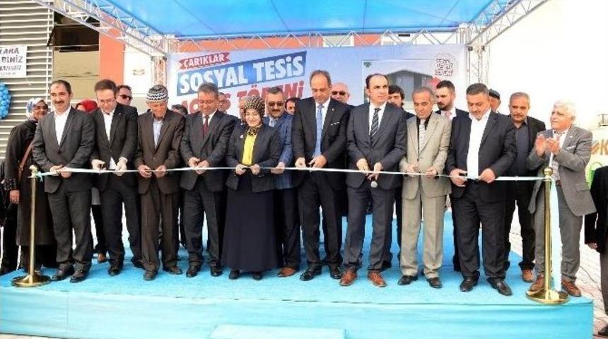 Meram&rsquo;da &Ccedil;arıklar Sosyal Tesisi A&ccedil;ıldı