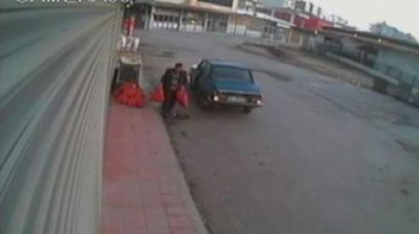 Soğan Hırsızlığı Kamerada