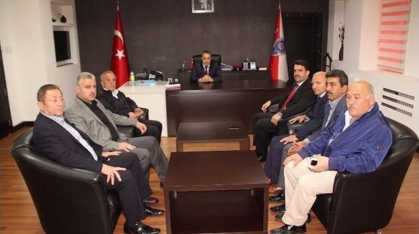 Ak Parti&rsquo;den Emniyet M&uuml;d&uuml;r&uuml; Fahri K&uuml;&ccedil;&uuml;k&rsquo;e Ziyaret