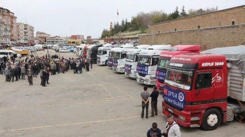 Niğde’den 27 Yardım Tır’ı Dualarla Yola Çıktı