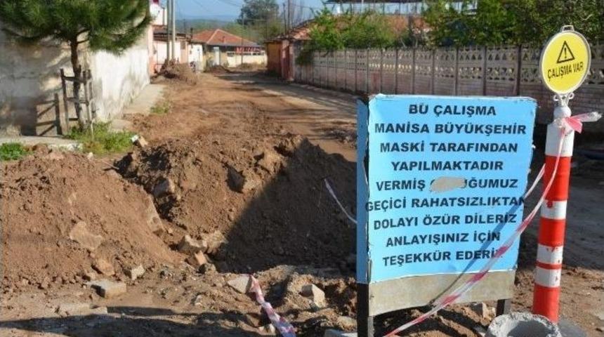 Ahmetli&rsquo;ye Kanalizasyon Hamlesi