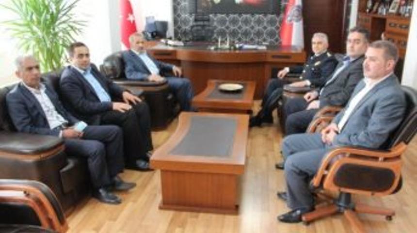 Milletvekilli Mustafa Şahin, İl Emniyet M&uuml;d&uuml;r&uuml; Urhal&rsquo;ı Ziyaret Etti