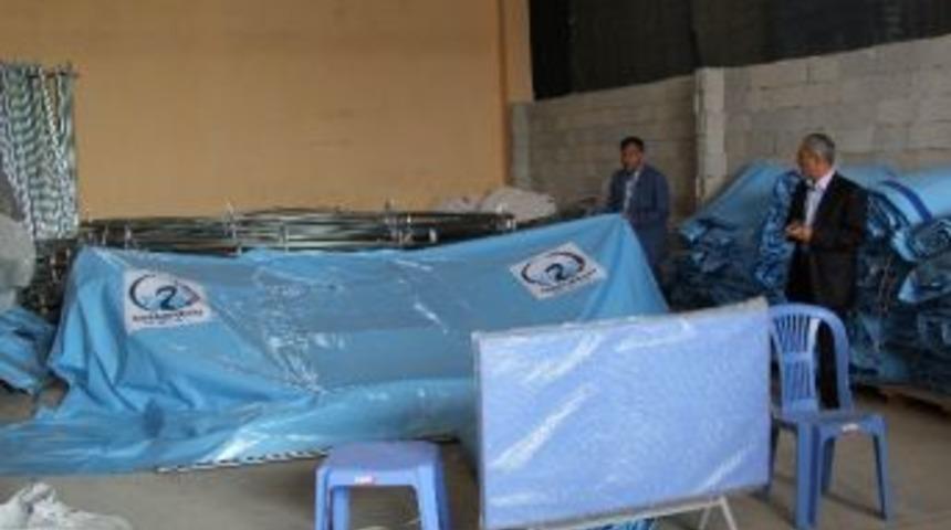 Cihanbeyli Belediyesinden Taziye &Ccedil;adırı Hizmeti