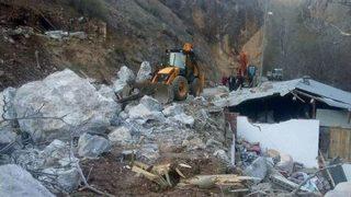 Gümüşhane’de Heyelan