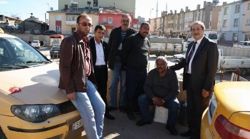 Sesob Başkanı Köksal, Kangal’da Taksicilerin Sorunlarını Dinledi