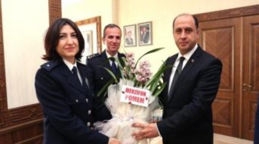 Vali &Ccedil;omaktekin&rsquo;den Polis Teşkilatına Kutlama