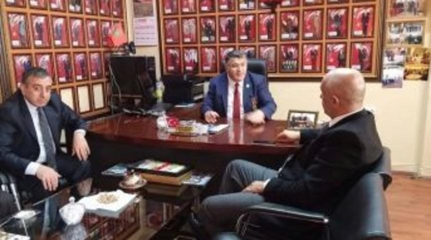 Milletvekili Ilıcalı Ve Başsavcı Bing&uuml;l&rsquo;den, T&uuml;rkiye Harp Malul&uuml; Gaziler, Şehit Dul Ve Yetimleri Derneği&rsquo;ne Ziyaret