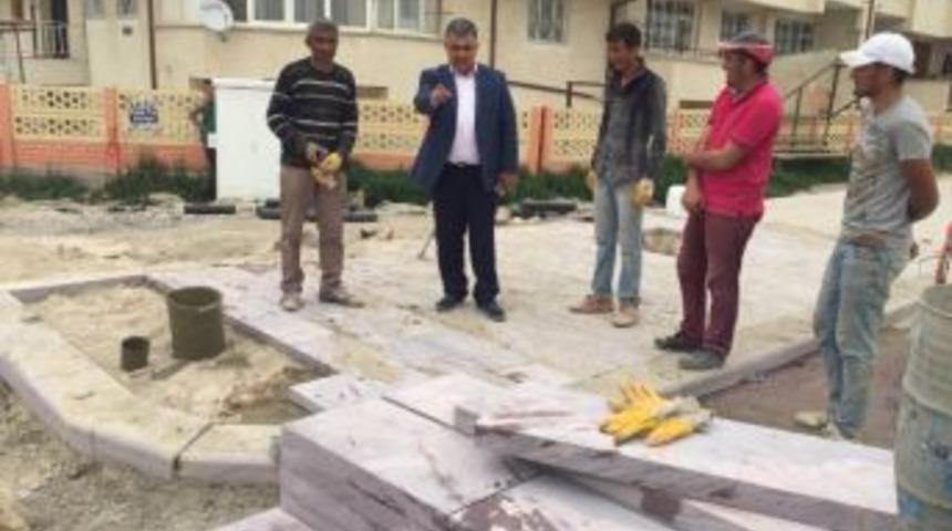 Ereğli&rsquo;de Kaldırımlar Andezit Taşlı Oluyor