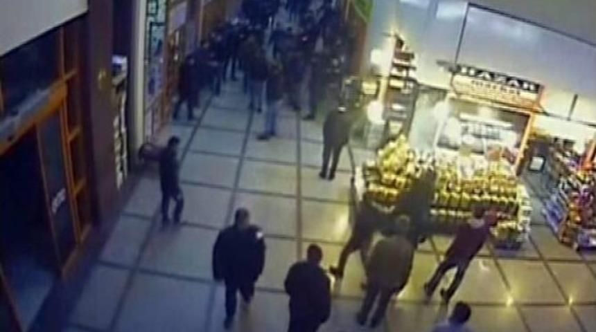 Otogardaki Silahlı Kavga Anı Güvenlik Kamerasında