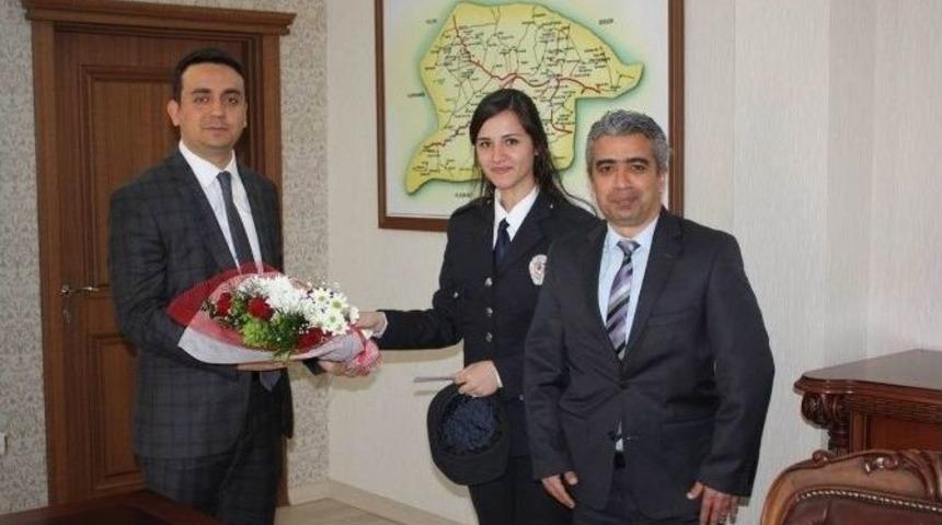 Kaymakam Musa Üçgül’e “polis Haftası” Ziyareti