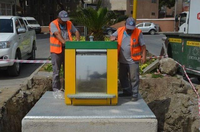 Söke’de Çöp Konteynırları Yer Altına Alınıyor