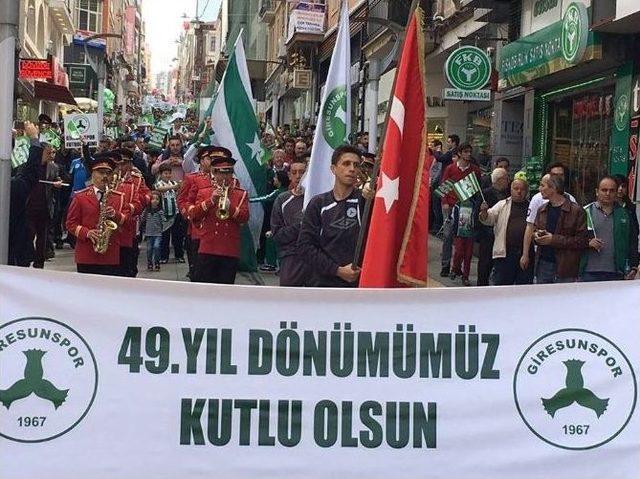 Giresunspor’un Kuruluşunun 49. Yıl Dönümü Kutlandı