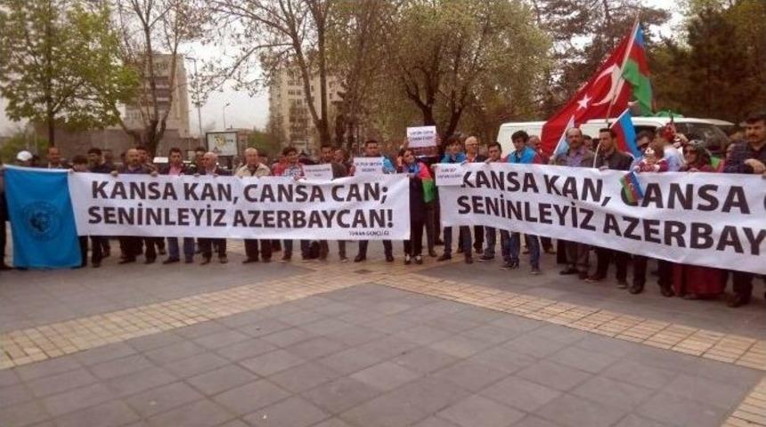 Turan Derneği&rsquo;nden &lsquo;kansa Kan Cansa Can Yanındayız Azerbaycan&rsquo; Etkinliği