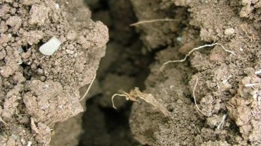 Araban Ovasındaki Verimli Topraklar Kuraklıktan &Ccedil;atlıyor