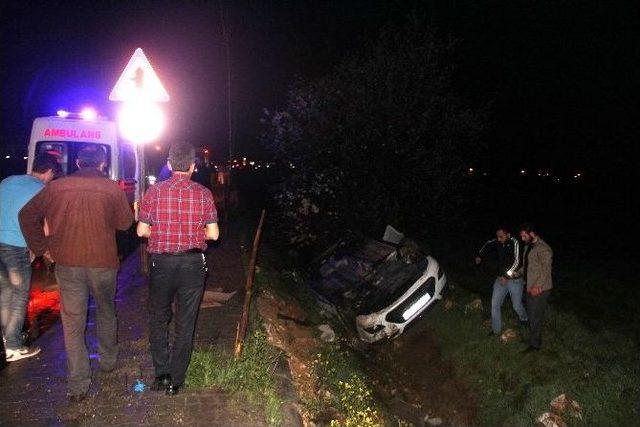 Bolu’da Trafik Kazası; 1 Yaralı